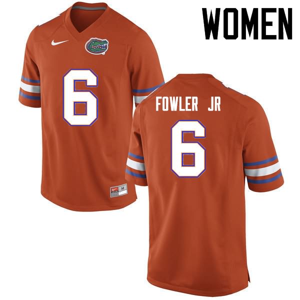 NCAA Florida Gators Dante Fowler Jr. Women's #6 Nike Orange Stitched Authentic College Football Jersey ATQ1364FL